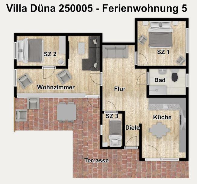 Villa Duena Ferienwohnung 5 วังเกร์โอเกอ ภายนอก รูปภาพ